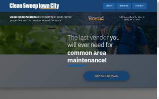 Clean Sweep Iowa City LLC website