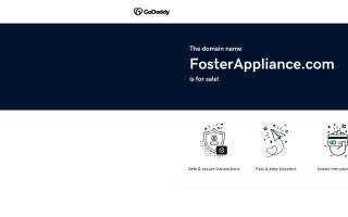 Foster Appliance website