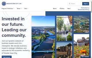 Greater Iowa City, Inc. website