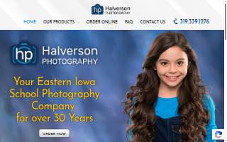 Halverson Photography website