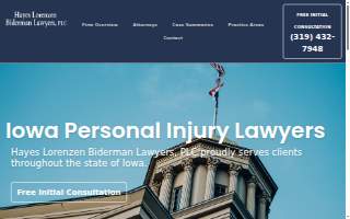 Hayes Lorenzen Biderman Lawyers PLC website