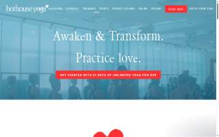 Hothouse Yoga website