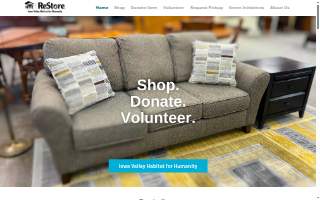 Iowa City ReStore (Habitat for Humanity) website