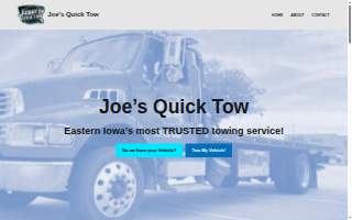Joe's Quick Tow website