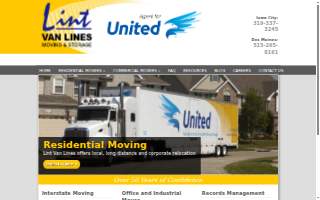 Lint Van Lines website