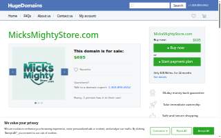 micks mighty store website
