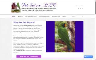 Pet Sitters LLC website