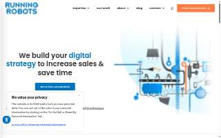 Running Robots website