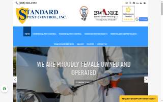 Standard Pest Control of Iowa City website