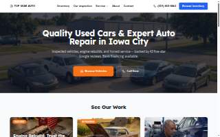 Top Gear Auto website