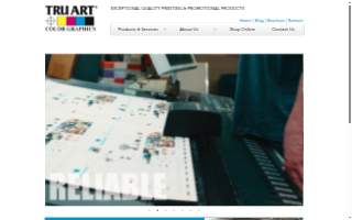 Tru Art Color Graphics website