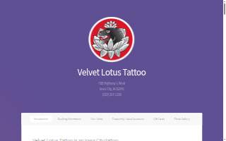 Velvet Lotus Tattoo website