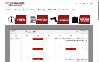 CrossRoads Shooting Sports website
