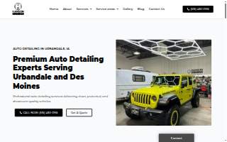 Hanson Auto Spa website