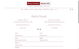 Health Insurance Advisor, LLC website