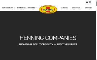 Henning Companies website