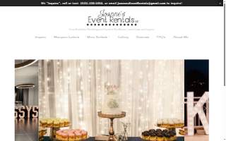 Joanne's Event Rentals LLC of Johnston website