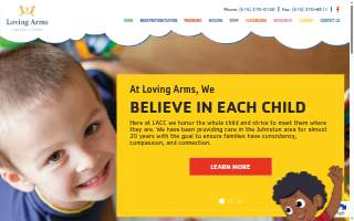 Loving Arms Childrens Center website