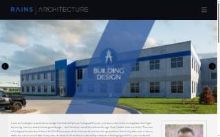 Rains Architecture website