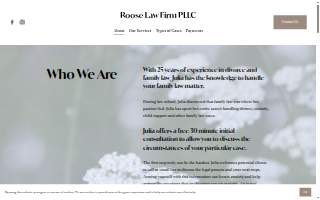 Roose Law Firm PLLC website