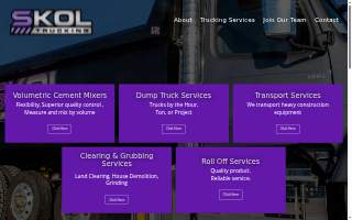 Skol Trucking website