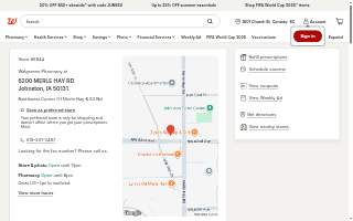 Walgreens of Johnston website