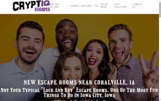 Cryptiq Escapes of Keokuk website