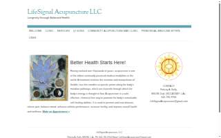 LifeSignal Acupuncture, LLC website