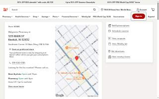 Walgreens Pharmacy of Keokuk website