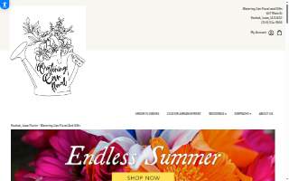 Watering Can Floral and Gifts website