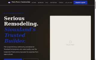 Chris Pierce Construction website