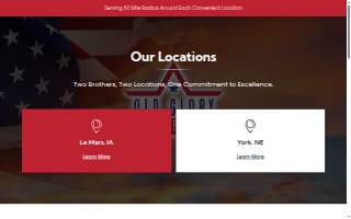 Old Glory Roofing & Exteriors website