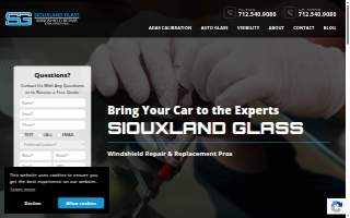 Siouxland Glass Inc. website
