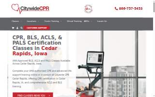 CPR Cedar Rapids of Marion website