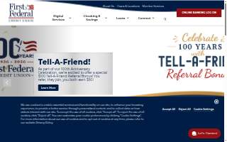 First Federal Credit Union of Marion website
