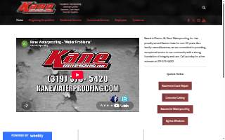 Kane Waterproofing Inc website