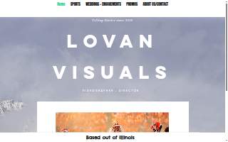Lovan Visuals website