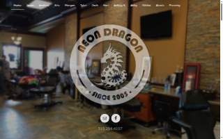 Neon Dragon Tattoo & Art Collective of Marion website