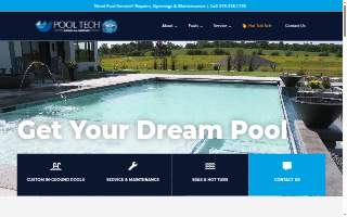 Pool Tech of Marion website