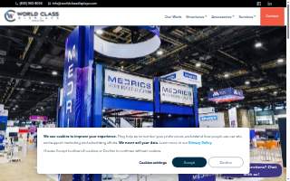 World Class Displays website