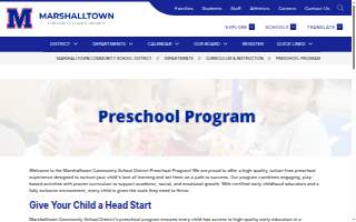 Community Preschool website