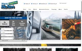 McAtee Tire Sales & Service website