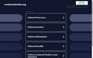 McFarland Clinic Obstetrics & Gynecology website