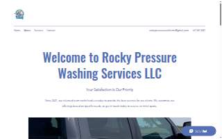 Rocky Pressure Washer Services LLC website