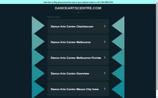 Dance Arts Centre website