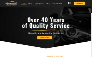 Hawkeye Auto Body website
