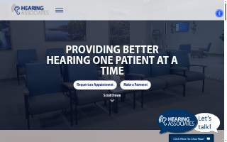 Hearing Associates website