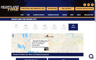 Heartland Tire website