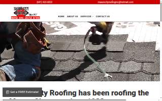 Mason City Roofing website