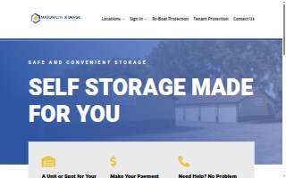 Mason City Storage Units - 6th street website